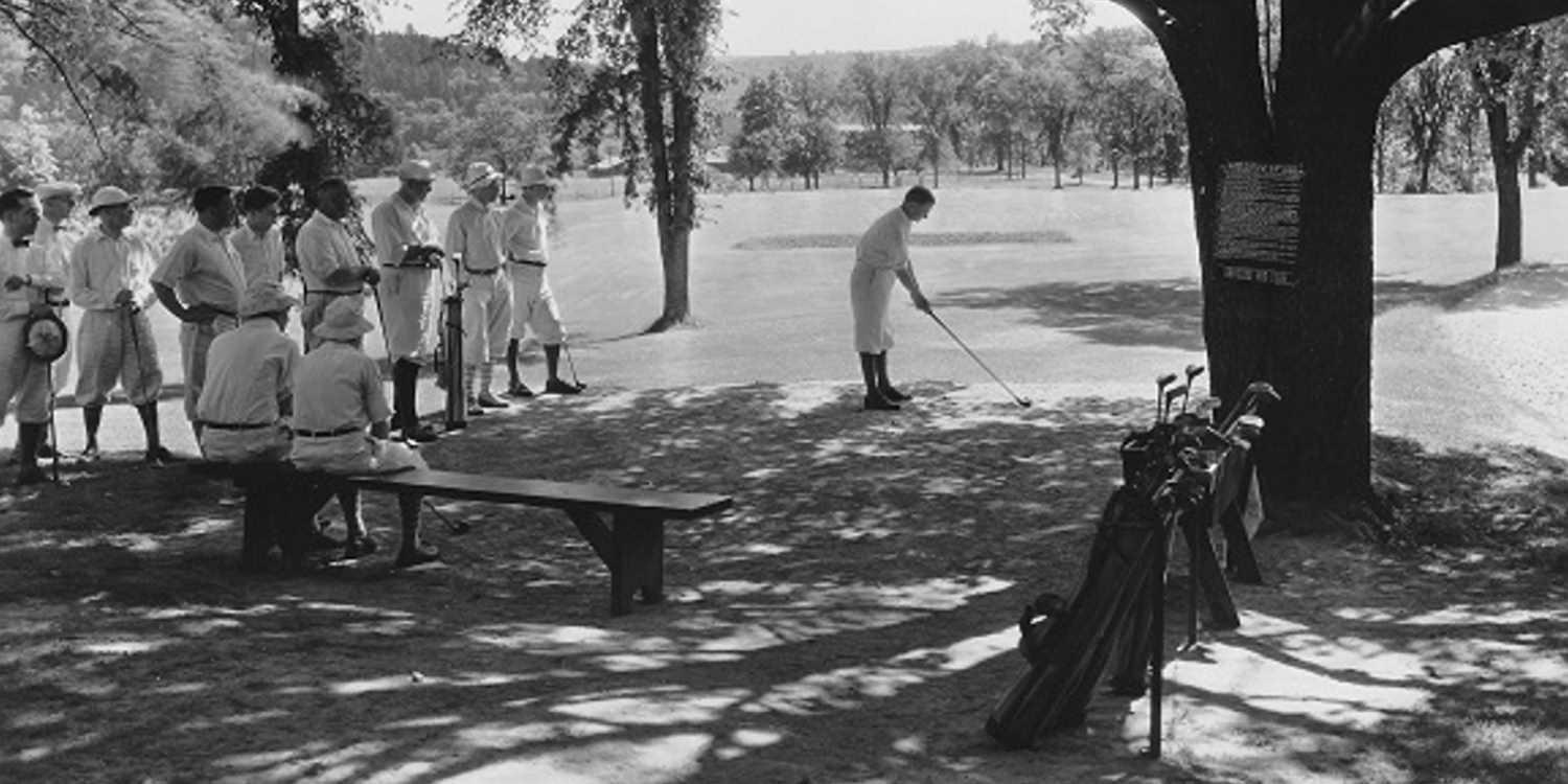 Gentlemen golfers at Brattleboro Country Club, circa 1924-25